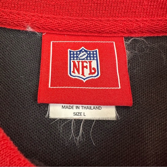 Tampa Bay Buccaneers Shirt Mens Large Red Knit Polo NFL Football Casual Team - Picture 12 of 14